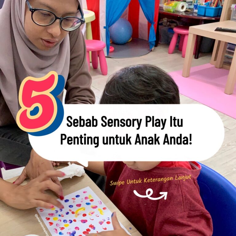 5 Sebab Sensory Play Penting Untuk Perkembangan Anak